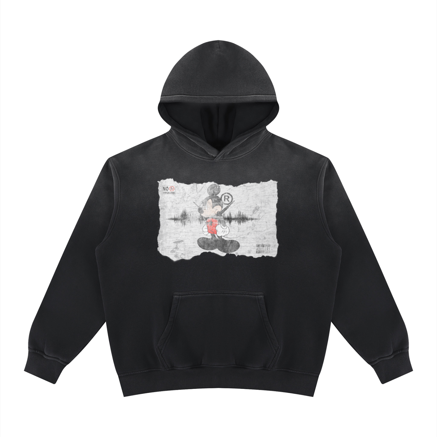 Cartoon Vintage Wash Hoodie